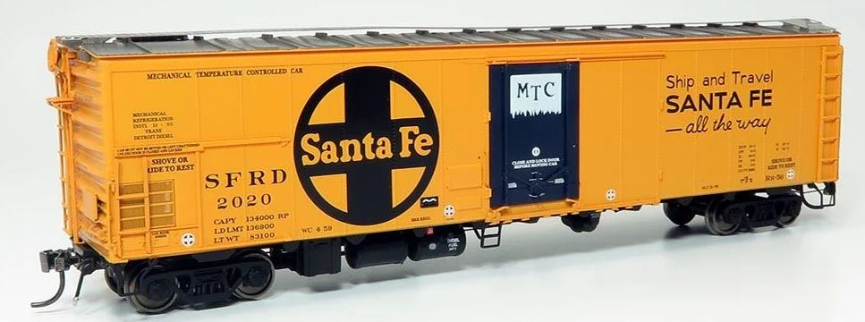 Rapido Trains HO SF RR-56 Mechanical Reefer: SF All The Way - RPI156006A