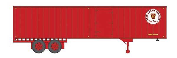 Rapido Trains HO 40' Fruehauf EX-Post V-Van Trailer, 60s PRR 2 - RPI403029