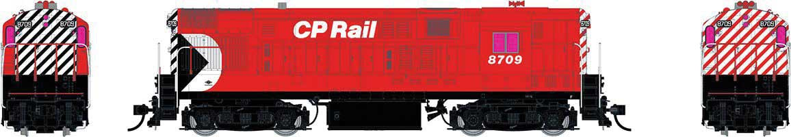 Rapido Trains HO FM H16-44 - Sound and DCC -- Canadian Pacific 8709 (Action Red, black, white, Multimark Logo)