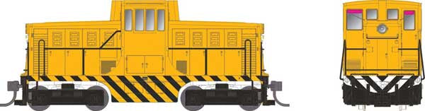 Rapido Trains HO GE 44-Tonner - Standard DC -- Painted, Unlettered (yellow, black)
