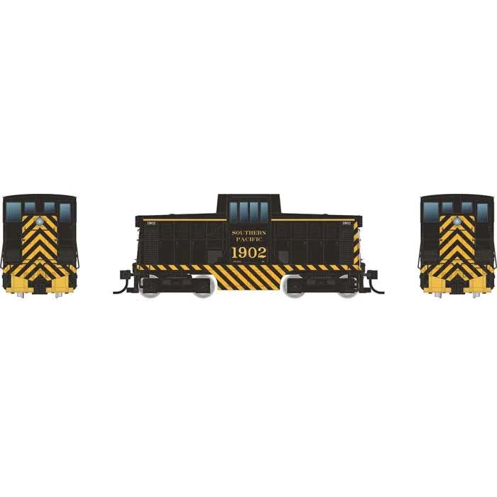 Rapido HO GE 44-Tonner - Sound and DCC -- Southern Pacific #1901 (Tiger Stripe, black, orange)