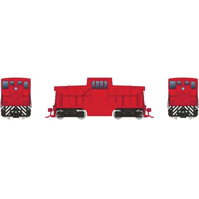 Rapido HO GE 44-Tonner Phase Ic - Sound and DCC -- Painted, Unlettered (red)