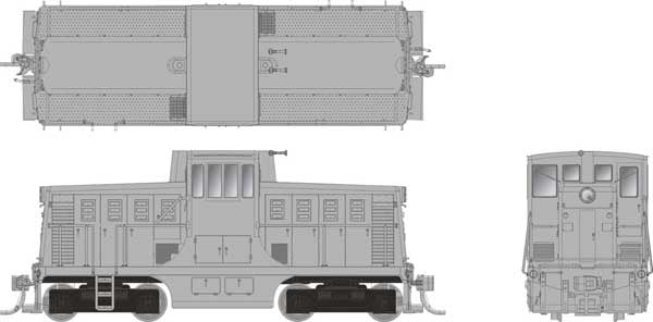 Rapido Trains HO GE 44-Tonner - Sound and DCC -- Undecorated - Phase Ib Body