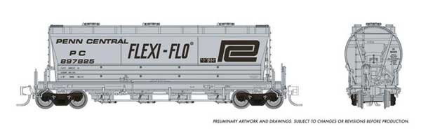 Rapido Trains N Flexi Flo Hopper Late PC Billboard Repaint - RPI533004A