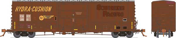 Rapido Trains Class B-100-40 Plug-Door Boxcar - Ready to Run -- Columbus & Greenville Random # (Ex-SP Patch, Boxcar Red, yellow Hydra Cushio - RPI537009A