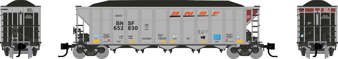 Rapido Trains N AutoFlood III RD Coal Hopper BNSF Wedge #1 - RPI538001A