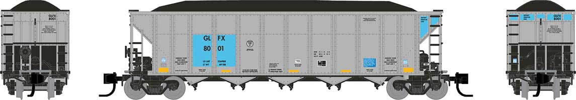 Rapido Trains N AutoFlood III RD Coal Hopper GLFX #1 - RPI538011A