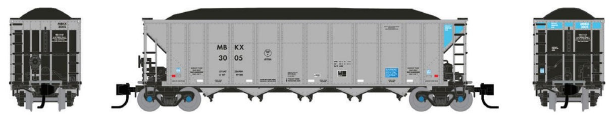 Rapido Trains N MBKX AUTOFLOOD 6/PK #1 - RPI538036
