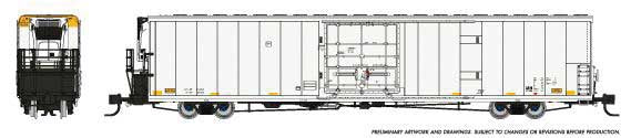 Rapido Trains N Greenbrier 7780 Cubic Foot Reefer - Ready to Run -- Data Only (white)