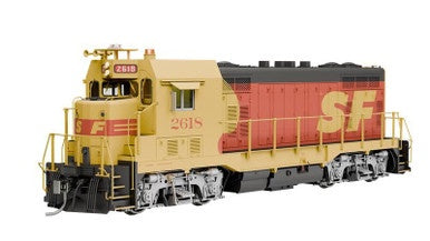 Rapido Trains HO Santa Fe CF7 w/Square Cab - Sound and DCC -- Santa Fe #2509 (SPSF Merger Scheme; red, yellow, black)