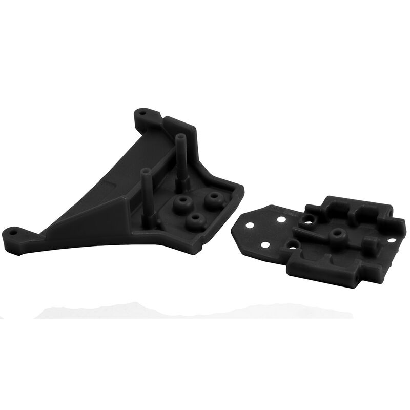 RPM Products Front LCG Bulkhead; Blk: TRA SLH 4x4 & 1/10 Rally - RPM73562