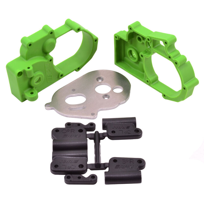 RPM Products Gearbox Housing & R Mounts,Green:TRA 2WD Vehicles - RPM73614