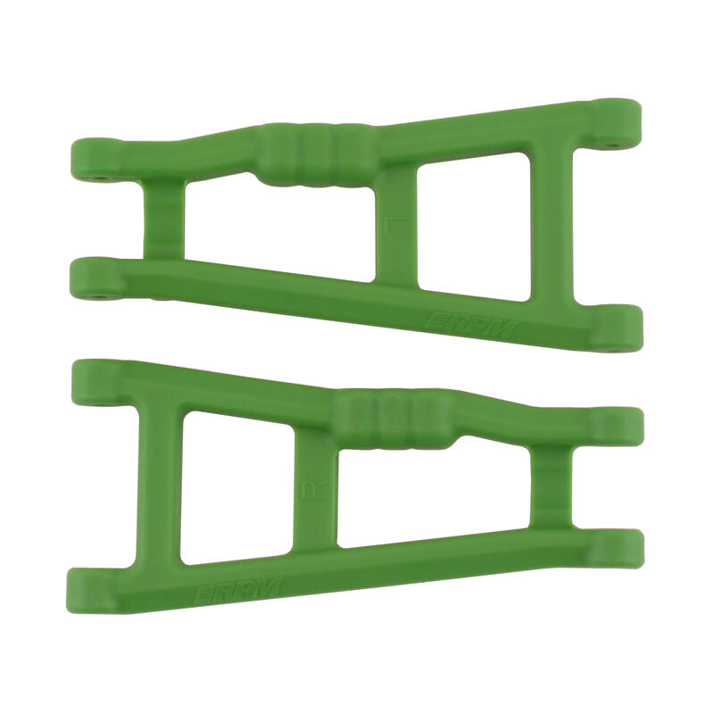 RPM Products Rear A-Arms, Green: Electric Rustler, Stampede - RPM80184
