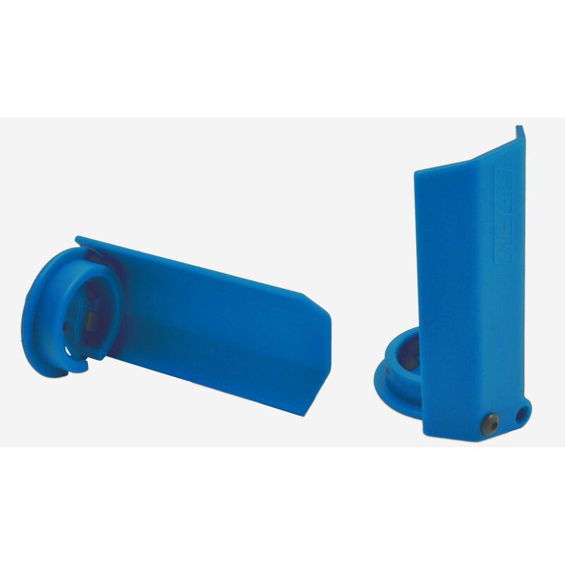 RPM Products Shock Shaft Guards: Traxxas X-Maxx, Blue - RPM80435