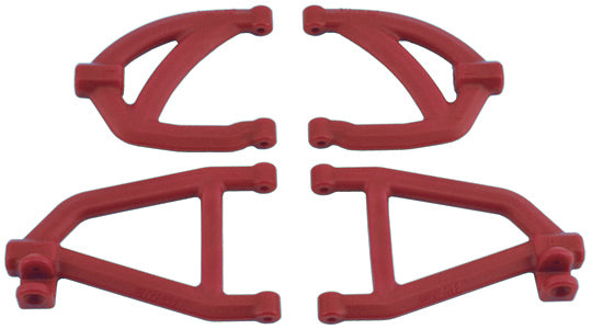 RPM Products Rear Upper/Lower A-Arms, Red: 1/16 ERV - RPM80609