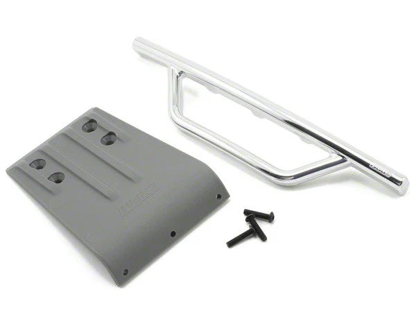 RPM Products Front Bumper & Skid Plate, Chrome/Gray: Slash - RPM80953