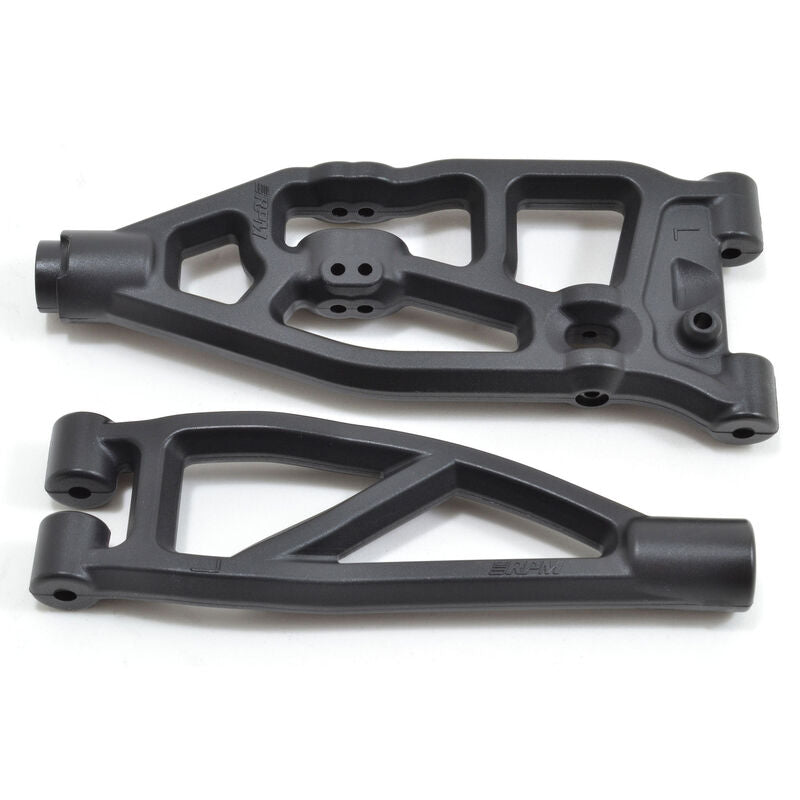 RPM Products Front Left A-arms, for ARRMA 6s (V5 & EXB) Vehicles, Black - RPM81572