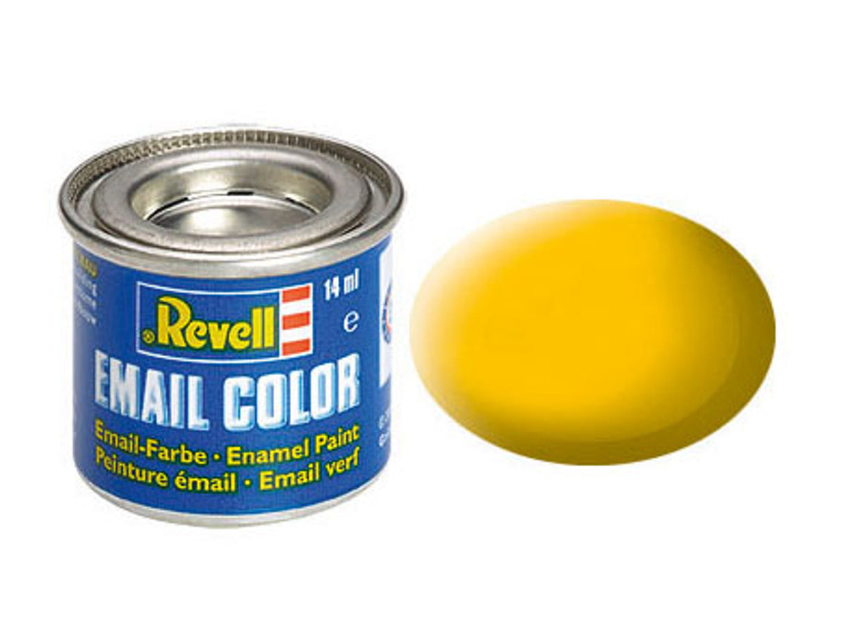 Revell of Germany 14ml Enamel Yellow Mat Tinlets - RVL32115