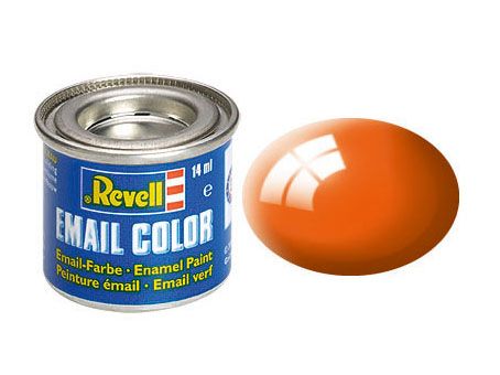 Revell of Germany 14ml Enamel Orange Gloss Tinlets - RVL32130