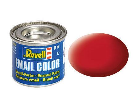 Revell of Germany 14ml Enamel Carmine Red Mat Tinlets - RVL32136