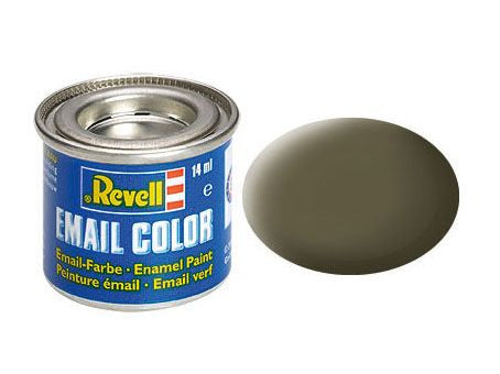 Revell of Germany 14ml Enamel NATO Olive Mat Tinlets - RVL32146