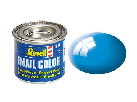 Revell of Germany 14ml Enamel Light Blue Gloss Tinlets - RVL32150