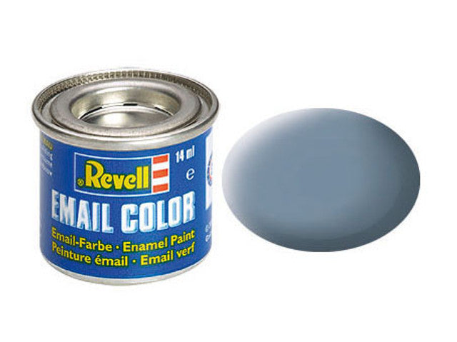 Revell of Germany 14ml Enamel Grey Mat Tinlets - RVL32157