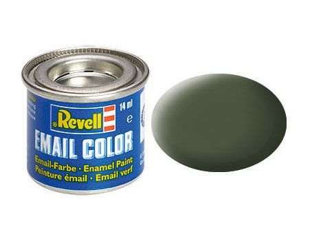 Revell of Germany 14ml Enamel Bronze Green Mat Tinlets - RVL32165