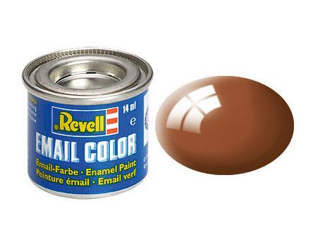 Revell of Germany 14ml Enamel Mud Brown Gloss Tinlets - RVL32180