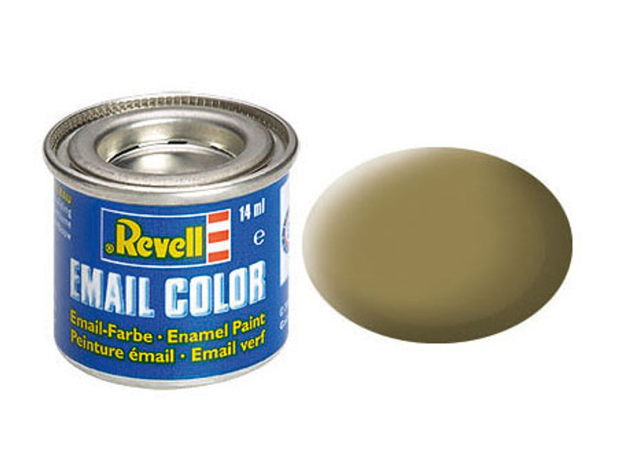 Revell of Germany 14ml Enamel Olive Brown Mat Tinlets - RVL32186