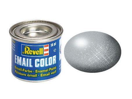 Revell of Germany 14ml Enamel Silver Metallic Tinlets - RVL32190