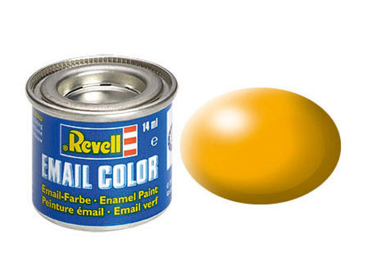 Revell of Germany 14ml Enamel Yellow Silk Tinlets - RVL32310