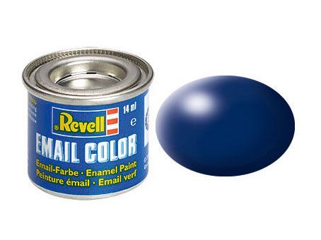 Revell of Germany 14ml Enamel Dark Blue Silk Tinlets - RVL32350