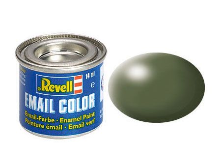 Revell of Germany Revell 14ml Enamel Olive Green Silk Tinlets - RVL32361