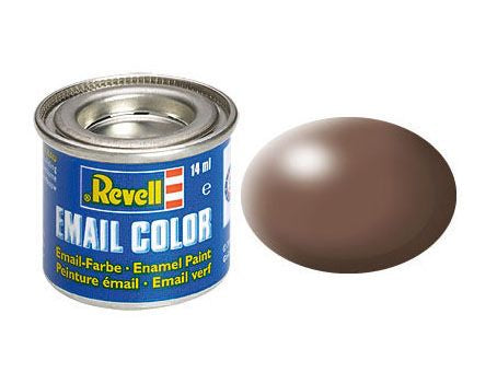 Revell of Germany 14ml Enamel Brown Silk Tinlets - RVL32381