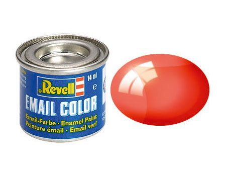 Revell of Germany 14ml Enamel Red Clear Tinlets - RVL32731