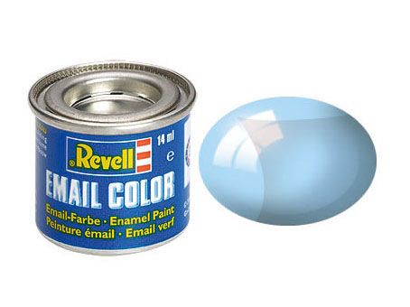 Revell of Germany 14ml Enamel Blue Clear Tinlets - RVL32752