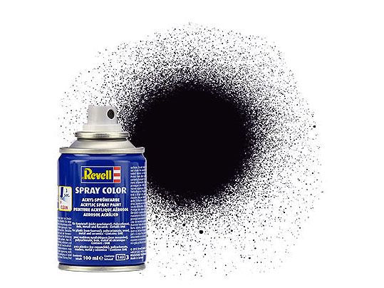 Revell of Germany 100ml Acrylic Black Mat Spray - RVL34108