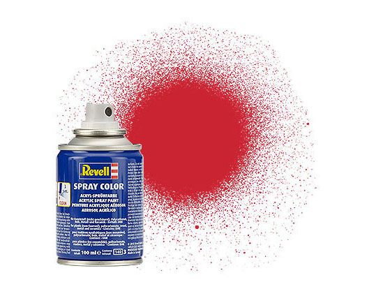 Revell of Germany 100ml Acrylic Fiery Red Silk Spray - RVL34330