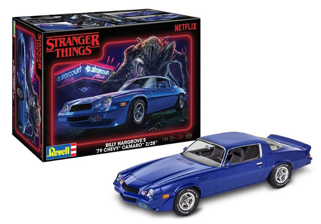 Stranger Things Billy Hargrove's 1979 Chevy Camaro Z/28 Car 1/25 Revell Germany