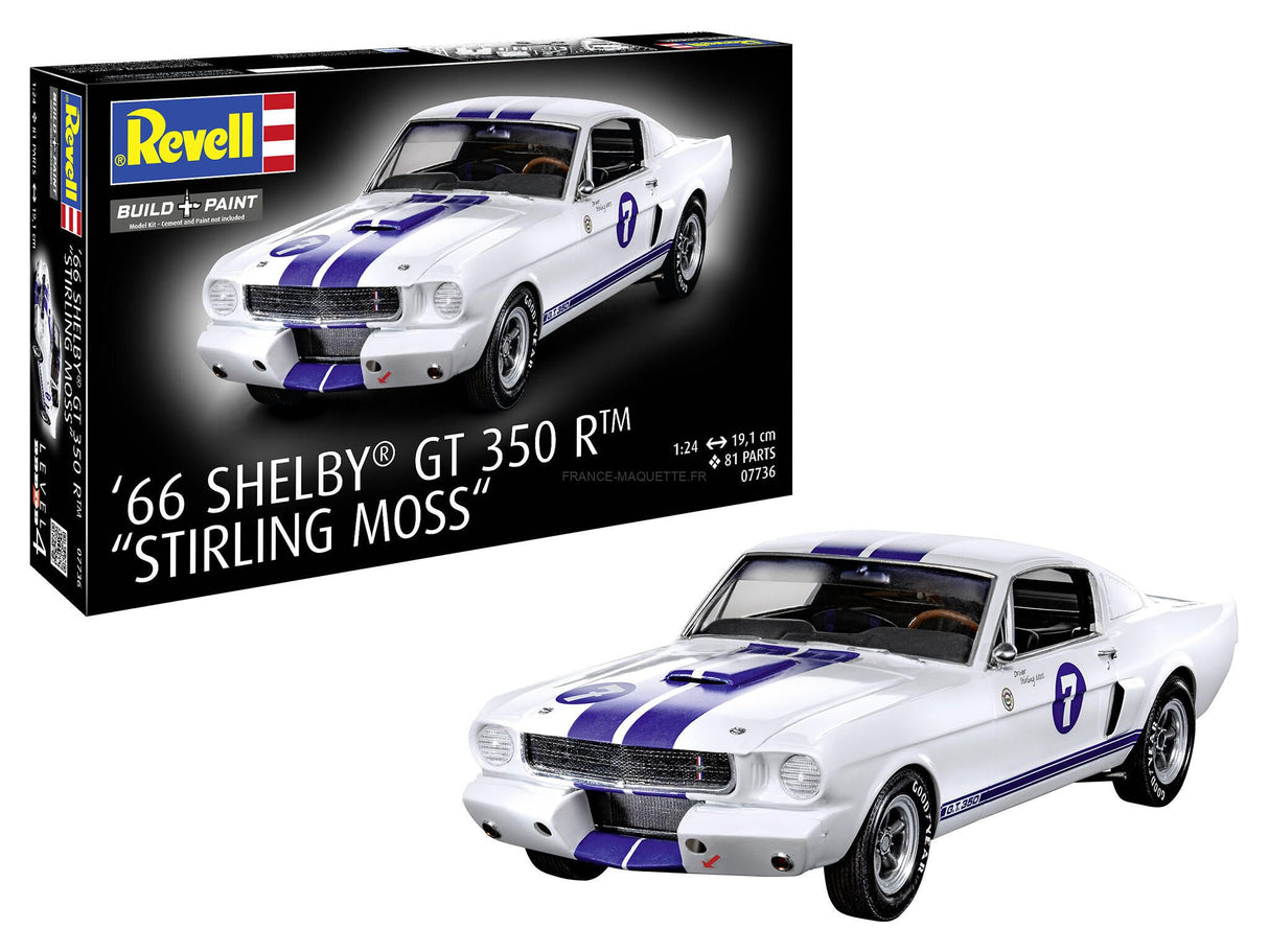 Revell 07736 '66 Shelby GT350R "Stirling Moss" Plastic Model Kit