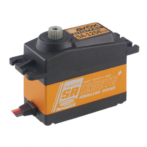 Savox Standard Size Coreless Digital Servo with Soft Start, 0.15sec / 277oz @ 6V - SAVSA1256TGP