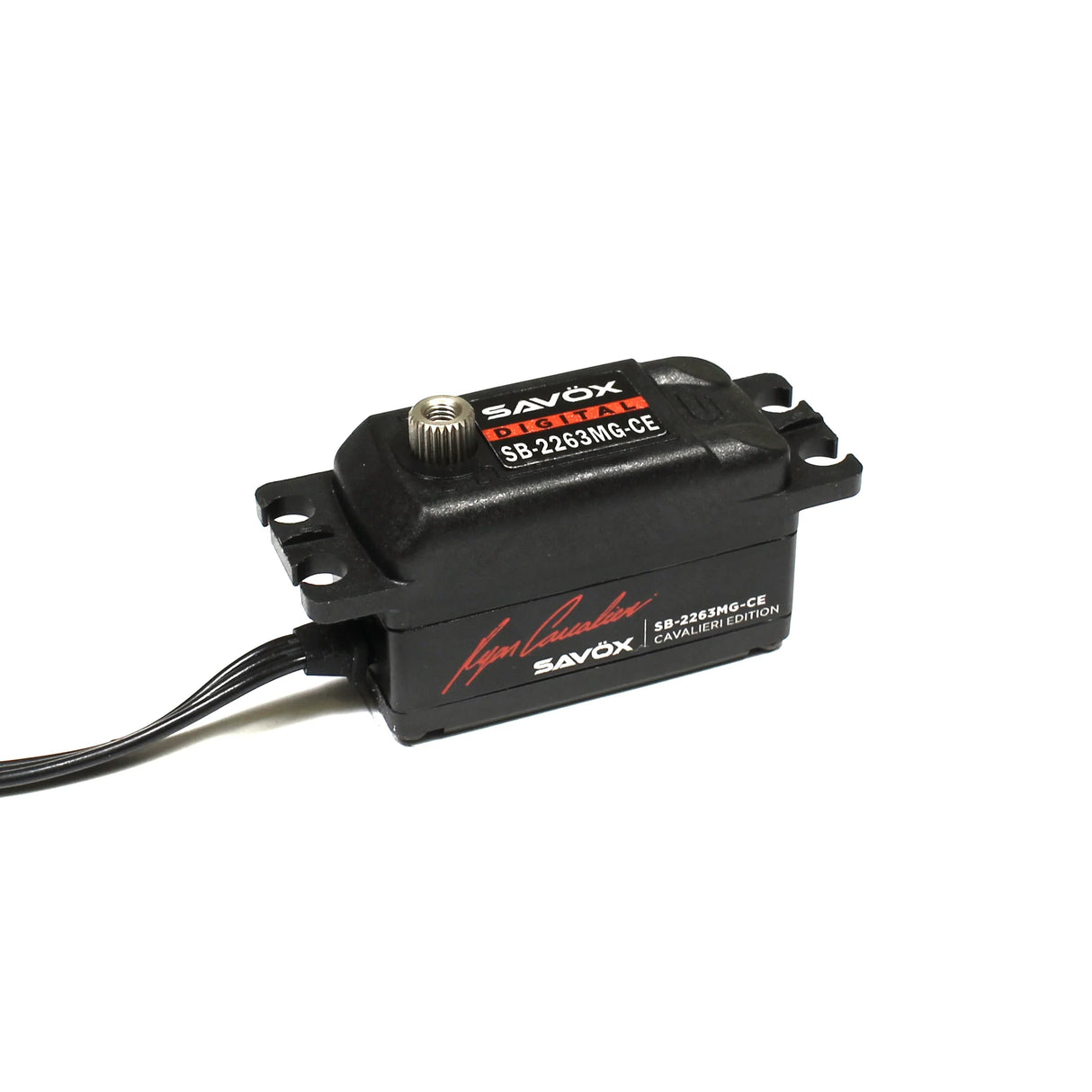 Savox Ryan Cavalieri Edition, Low Profile Brushless Digital Servo .076/138.9 @ 6V - SAVSB2263MG-CE