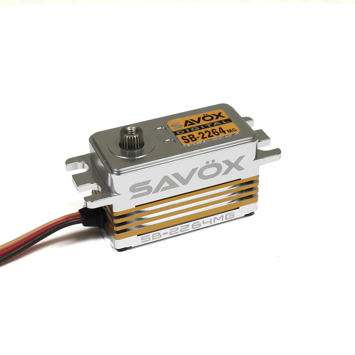 Savox Low Profile High Voltage Brushless Servo 0.085sec / 208.3oz @ 7.4V - SAVSB2264MG