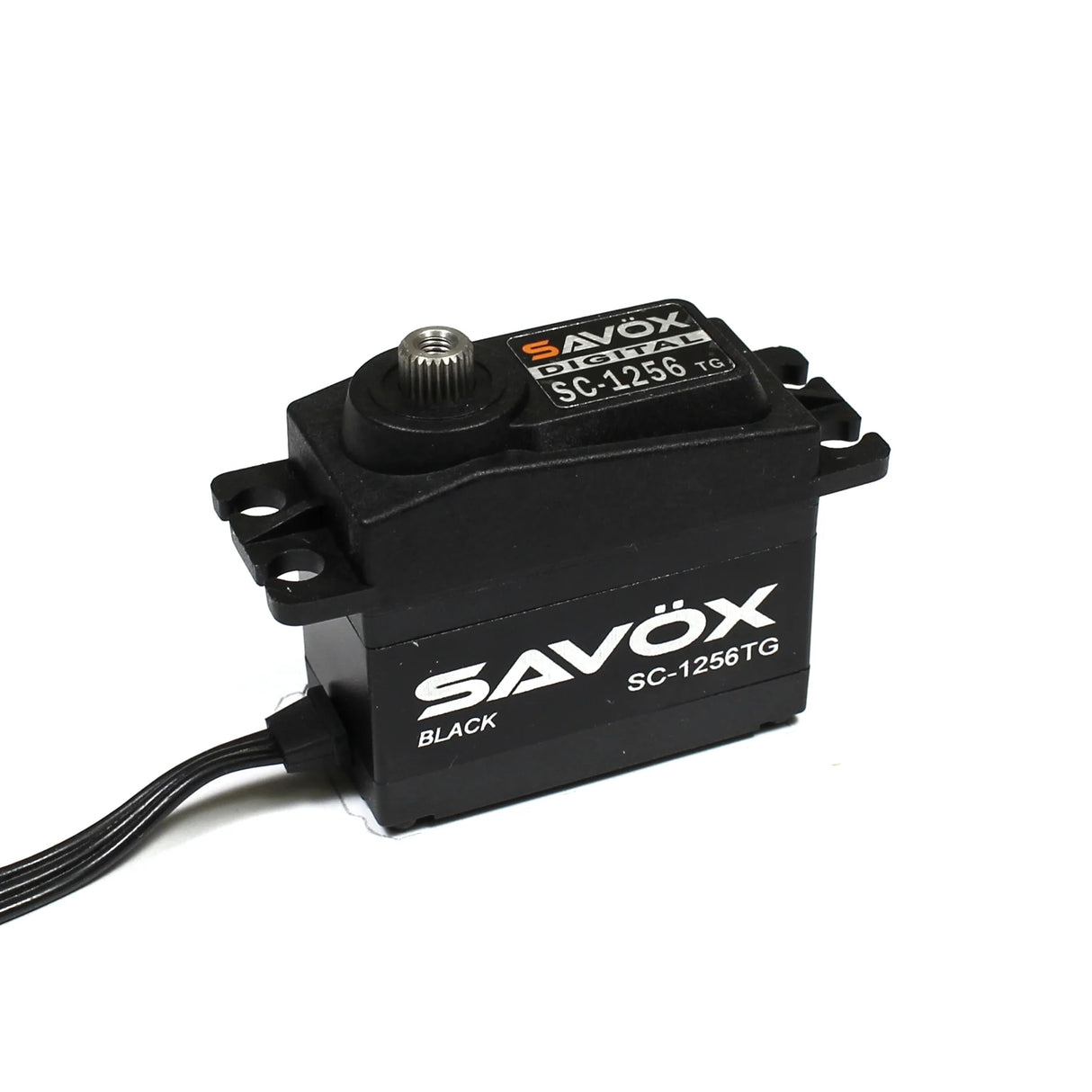 Savox Black Edition Standard Size Coreless Digital Servo 0.15sec / 277oz @ 6V - SAVSC1256TG-BE