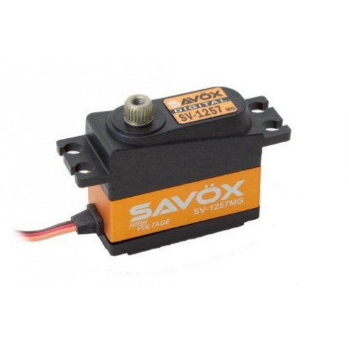 Savox High Voltage Mini Size Digital Servo 0.055sec / 55.5oz @ 7.4V - SAVSV1257MG
