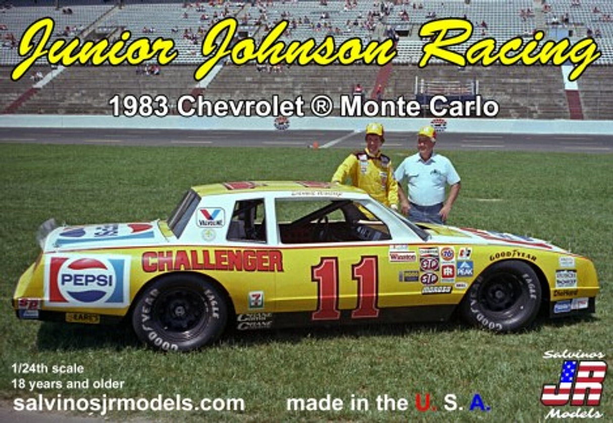 SALVINOS JR MODELS 1/24 JUNIOR JOHNSON RACING DARRELL WALTRIP #11 1983 MONTE CARLO - SJM19833