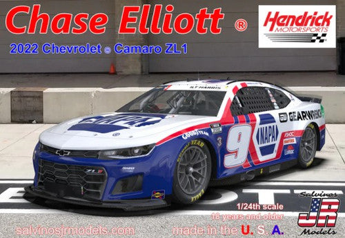 SALVINOS JR MODELS 1/24 CHASE ELLIOTT 2022 NASCAR NEXT GEN PATRIOTIC - SJM2022CEC
