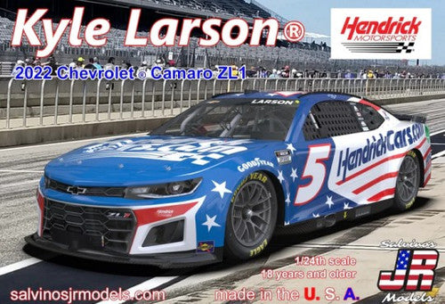 SALVINOS JR MODELS 1/24 KYLE LARSON 2022 NASCAR NEXT GEN PATRIOTIC - SJM2022KLC