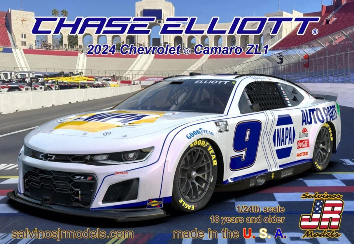1/24 Chase Elliott 2024 Nascar Camaro SL1 Race Car (LA)